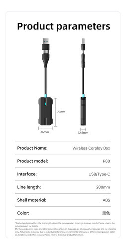 Streaming Box Automotivo Carro Multimídia Carplay ParaiPhone - Imagem 10