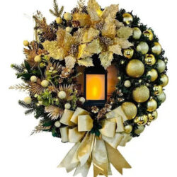 Guirlanda De Natal Simulada Decoração Guirlanda 30cm