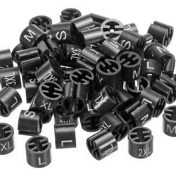 Marcador De Cabide De Tamanho 180 Preto Para Haste De 3,5 Mm