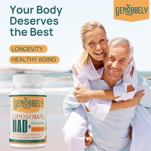 800 Mg Suplemento Lipossómico Nad+ Com Nicotinamida Ribos... - Imagem 7
