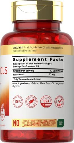 Carlyle Tocotrienóis | Suplemento 150mg | 60 Cápsulas | Comp - Imagem 2