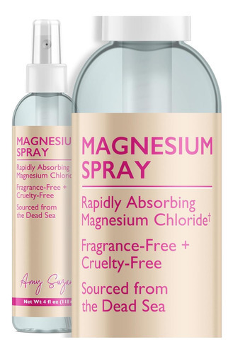 Spray De Magnésio Amy Suzanne - Cloreto De Magnésio Puro, Se