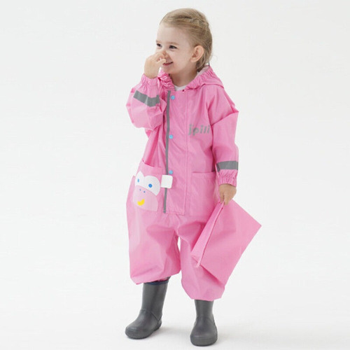 Capa De Chuva Infantil Capa Impermeável Poncho Fato De Chuva - Imagem 31