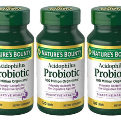 Natures Bounty Probiotic Acidophilus, 360 Comprimidos (3 X