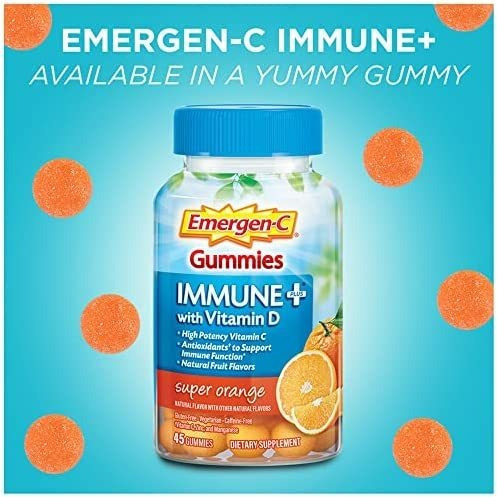 Vitamina C Emergen-c 750 Mg 45 Gomitas/laranja - Imagem 2