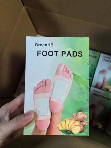 Greenhb Drenagem Linfática Gengibre Almofadas Para Os Pés 50 - Imagem 7
