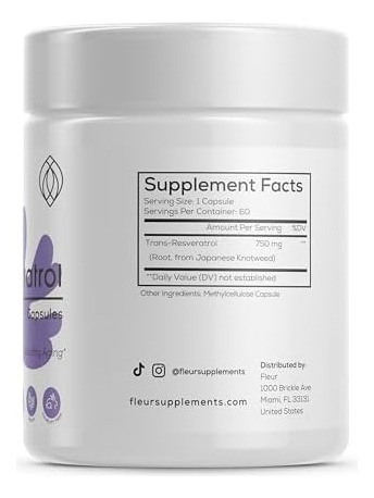 Suplemento De Resveratrol Fleur, Resveratrol Trans De Força - Imagem 7