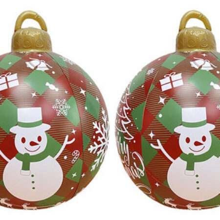 Bola Gigante De Decoração De Pvc Inflável De Natal De 65 Cm, - Imagem 17