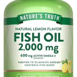 Natures Truth Óleo De Peixe Ômega 3 2.000 Mg | 125 Cápsulas