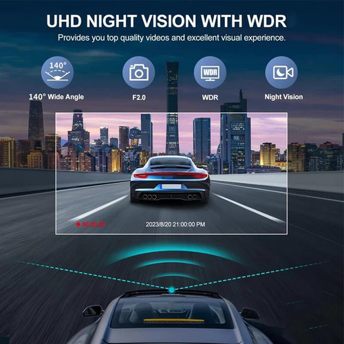 Câmera De Carro Frontal E Traseira Wifi 1080p - Imagem 5