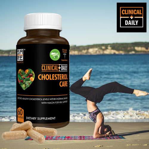 Suplemento Clinical Daily Cholesterol Care 60 Cápsulas Vegan - Imagem 2