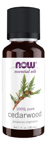Óleo De Cedro 100% Puro Now Foods Cedarwood Oil 30ml 4un - Imagem 2