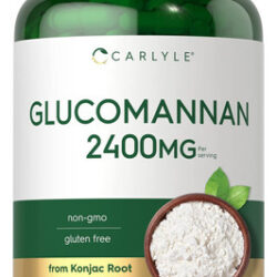 Carlyle Glucomannan Cápsulas | 200 Contagem | Comprimidos De