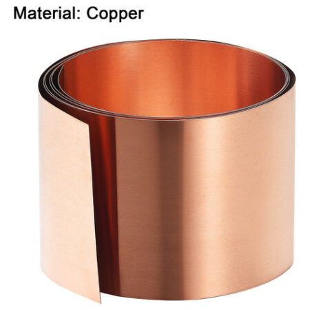 Folha De Cobre 1000 X 50 X 0,1 Mm, Rolo De Cobre, 1 Unidade - Imagem 4