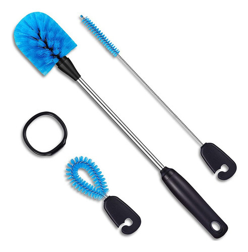 Conjunto De Escova De Limpeza De Garrafa De Água De Aço Inox