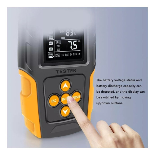 . Analisador De Bateria Lcd Digital 12v/24v - Imagem 3
