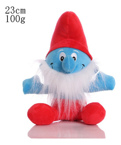 6 Unidades / Conjunto Smurf Boneca De Pelúcia Brinquedo - Imagem 4
