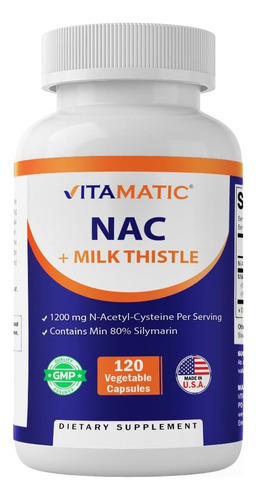 Suplemento Vitamatic Nac N-acetil-l-cisteína (nac) Com Extra