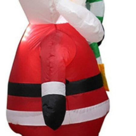 Papai Noel Inflável Brinca A Boneca Luminosa Da Decoração - Imagem 5