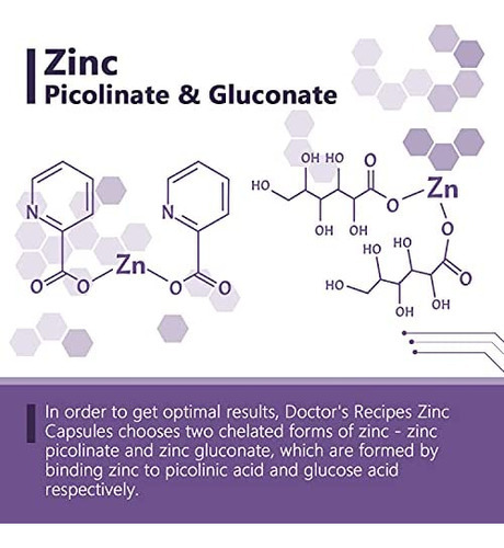 Receitas Médicas Cápsulas De Zinco 50 Mg De Picolinato E Gl - Imagem 4