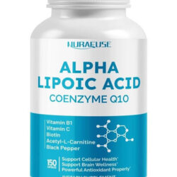 Ácido Lipóico Alfa Nurafuse Com Coenzima Q10, Vitamina B, Vi