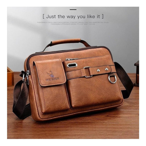 Bolsa Executiva Masculina Em Couro Pu 2023 - Imagem 2