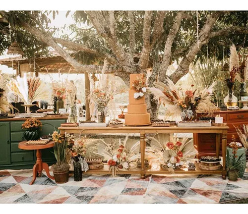 110 Unidades De Capim-pampas Secas Decoração Casamento - Imagem 3