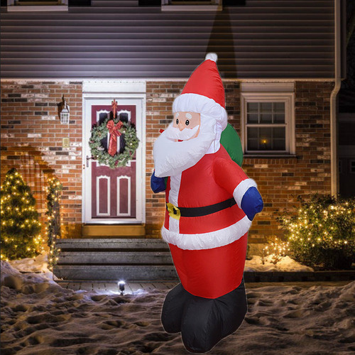 Decorações De Natal Mochila Inflável De 1,2 M Papai Noel - Imagem 9