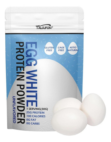 Talcufon Ovo Branco Proteína Em Pó 8oz Pasteurizada Sem Adit