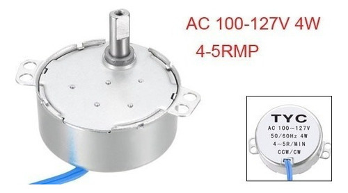 Motor Sincrônico Ca 100-127v 4-5 Rpm 50-60hz Cw/ccw 4w - Imagem 5