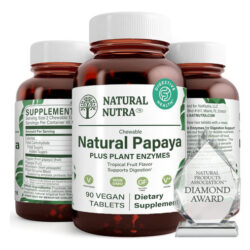 Mistura Natural De Enzimas Vegetais Mastigáveis Nutra Pap
