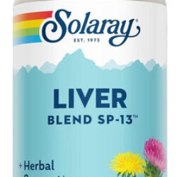 Solaray Liver Blend Sp-13, Suporte Tradicional De Desintoxic