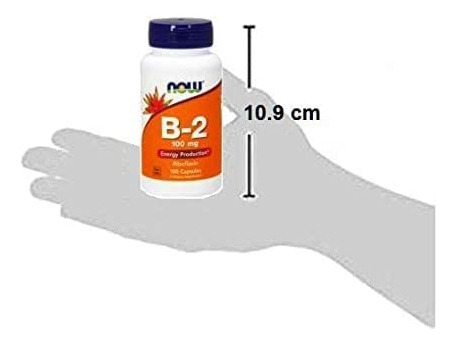 Now Vitamina B-2 (riboflavina) 100 Mg, 100 Cápsulas (pacote) - Imagem 4