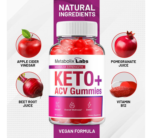 Gomas Metabolix Labs Keto Acv - Fórmula Avançada Metabolix K - Imagem 5