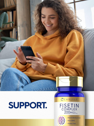 Suplemento Complexo Carlyle Fisetin | 200mg | 90 Cápsulas | - Imagem 6