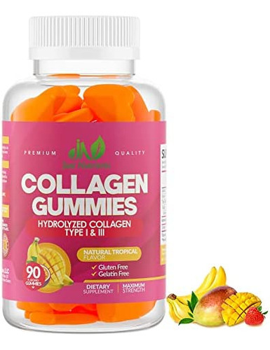 Gomas De Colágeno Para Mulheres E Homens (contagem De 90) -
