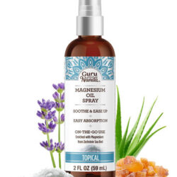 Spray De Óleo De Magnésio Gurunanda (2 Fl Oz), Spray Tópico