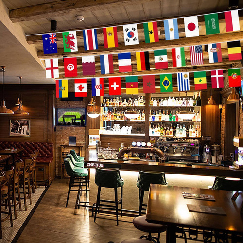 Bandeiras Decoração Copa Do Mundo Qatar 2022 32 Países - Imagem 4