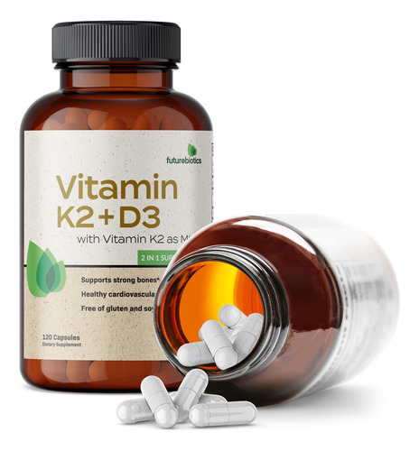 Suplemento De Vitamina K2 (mk7) Da Futurebiotics Com D3 120 - Imagem 5