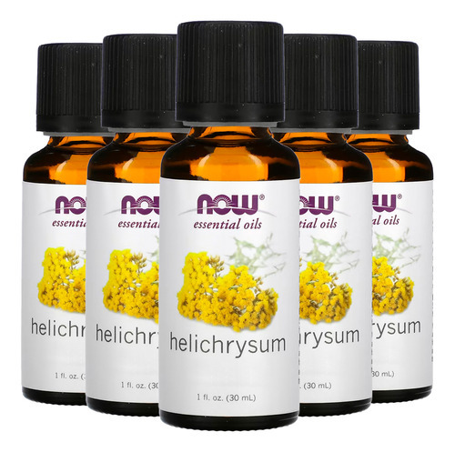 Mistura De Óleo De Helichrysum Now Foods 30ml Importado 5un