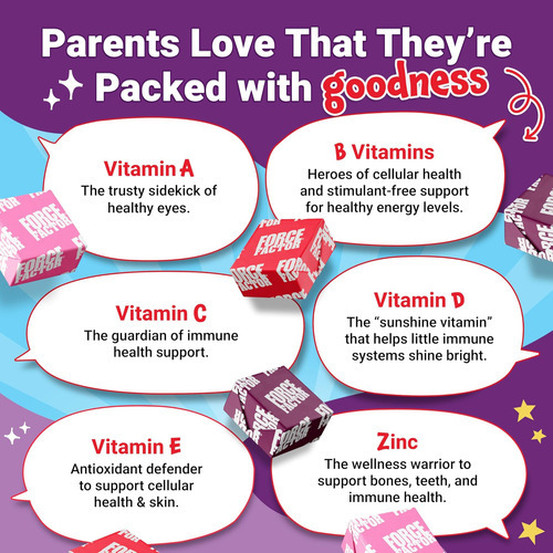 Super Chews Multivitamínicos Para Crianças, Vitaminas Infant - Imagem 3