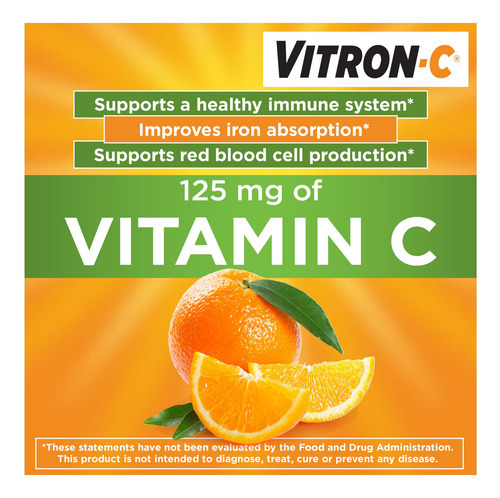 Suplemento De Ferro Vitron-c De Alta Potência 65 Mg + Vitami - Imagem 3
