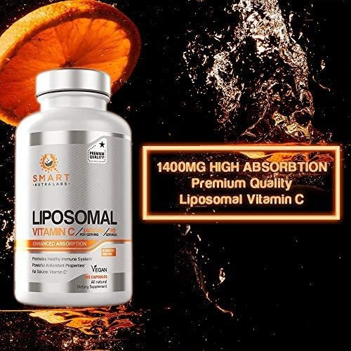 Liposomal 2 Vitamina C 1400mg- 180 Cápsulas Veganas- Ingred - Imagem 5