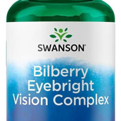 Swanson Complexo De Visão De Sobrancelha De Mirtilo 100 Cáps