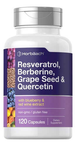 Horbäach Resveratrol Berberina Semente De Uva E Quercetina |