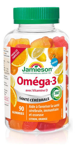 Gomas Jamieson Omega-3, Para Toda A Família, Sabores De Frut - Imagem 2