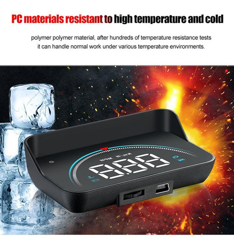 M8 Hud Head Up Hud Display De De De Velocidade Para-brisa Do - Imagem 5