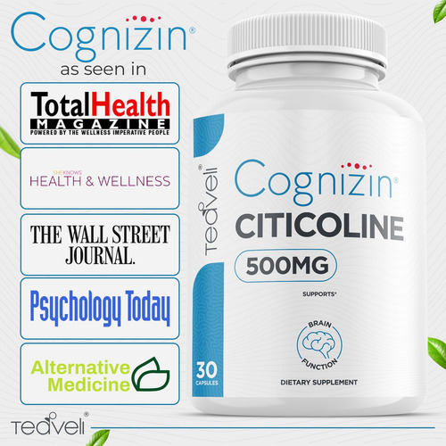 Cognizin Citicolina - Suplemento De Colina Cdp 500mg - Suple - Imagem 5
