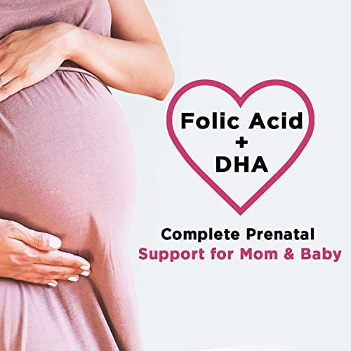 Pré-natal Com Ácido Fólico E Dha, Vitamina Pré-natal Para M - Imagem 3