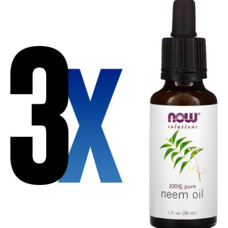 Óleo De Neem Now Foods 100% Pure 30ml Importado 3un - Imagem 2